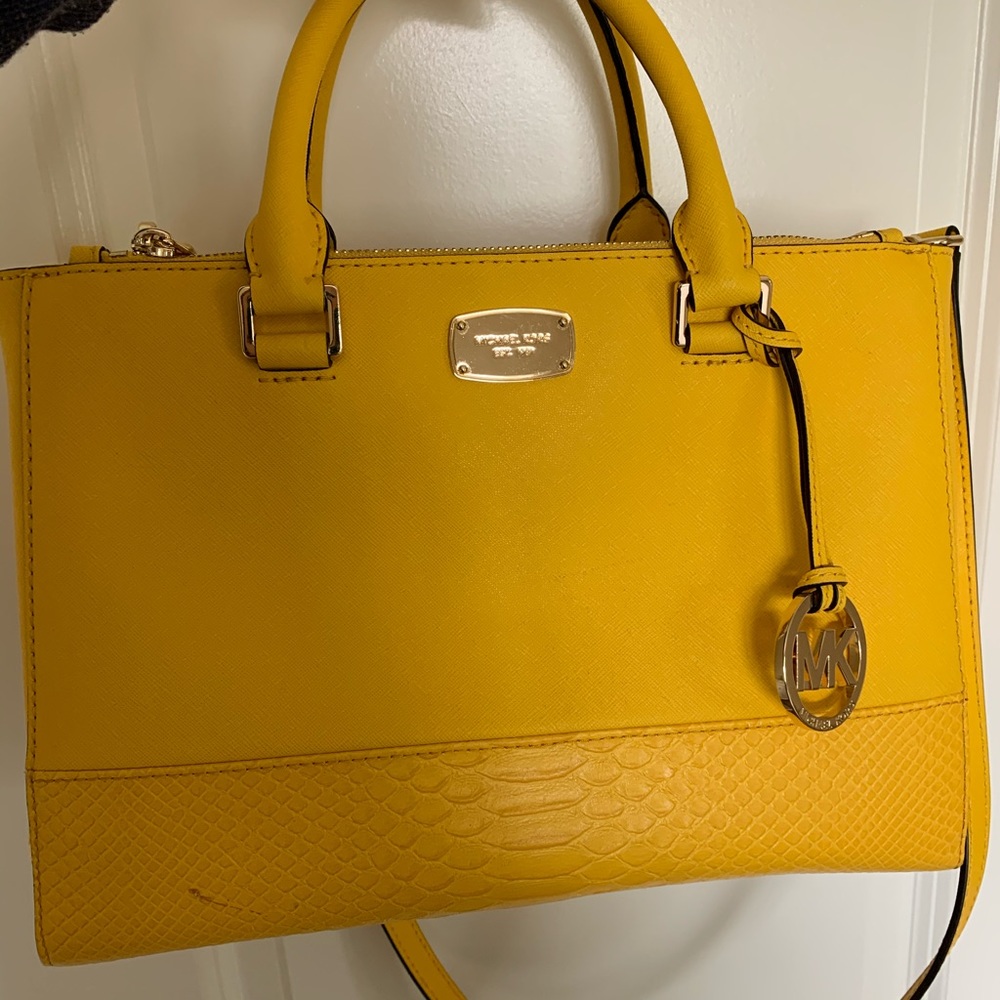 Michael Kors purse, yellow